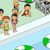 Jeu Saut dans la piscine