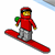 Jeu en ligne - Lego Snowboard